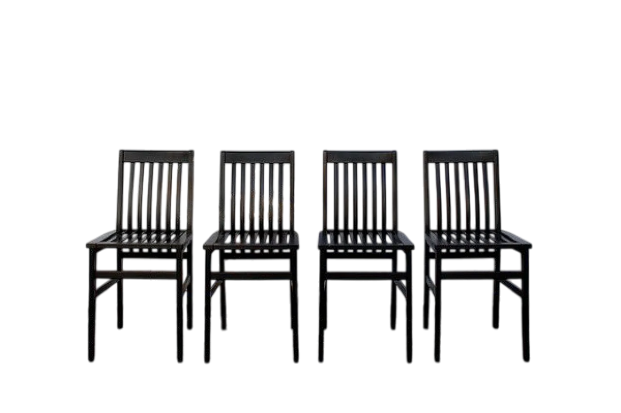 4 Sedie Milano di Aldo Rossi per Molteni, anni '80 8