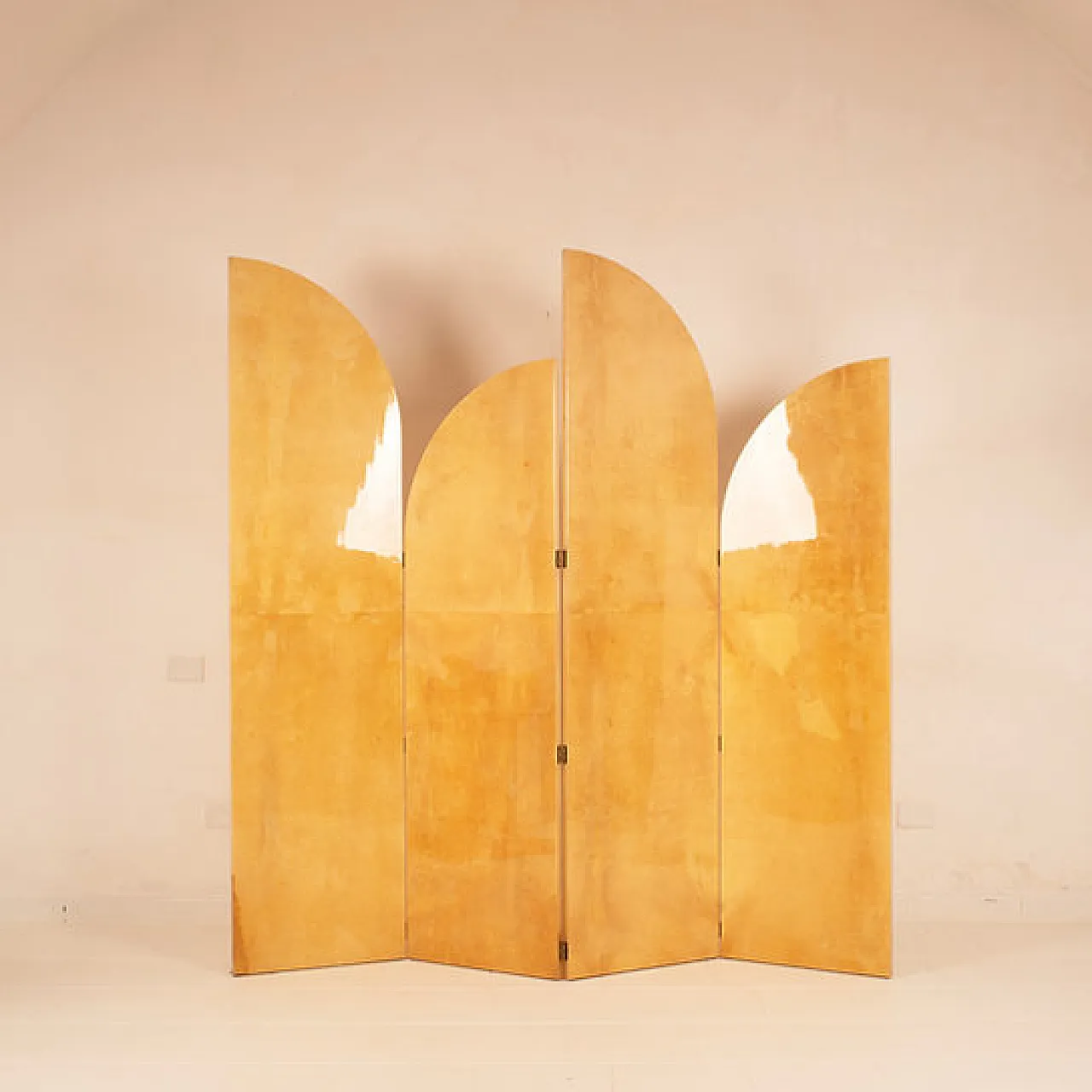 Parchment screen by Aldo Tura for TURA Milan, 1960s | intOndo