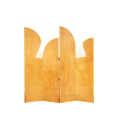 Parchment screen by Aldo Tura for TURA Milan, 1960s | intOndo