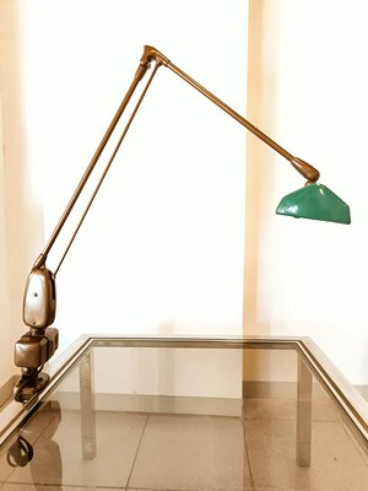 Industrial clamp lamp by Dazor Patent, 1950s 2