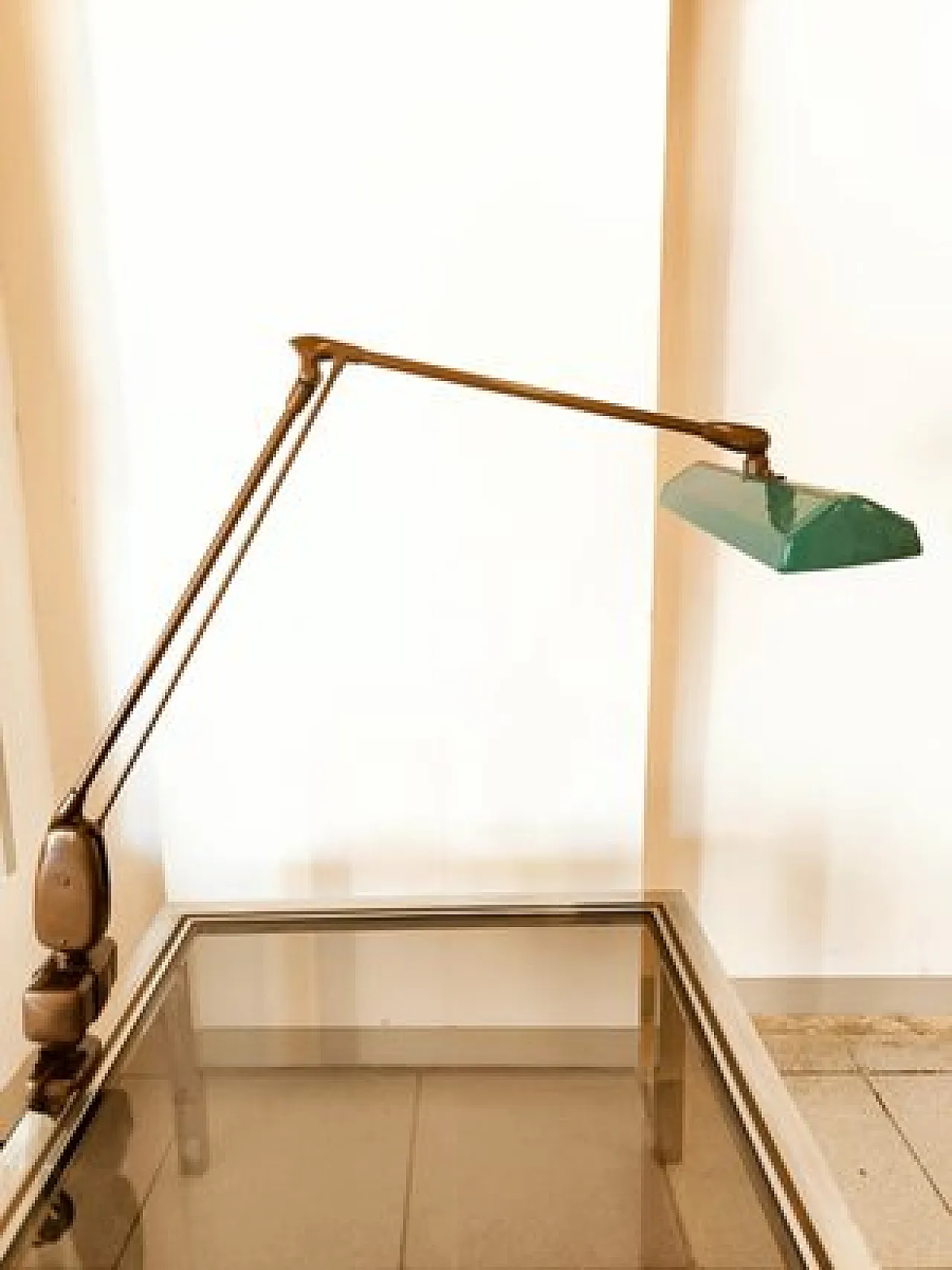 Industrial clamp lamp by Dazor Patent, 1950s 3