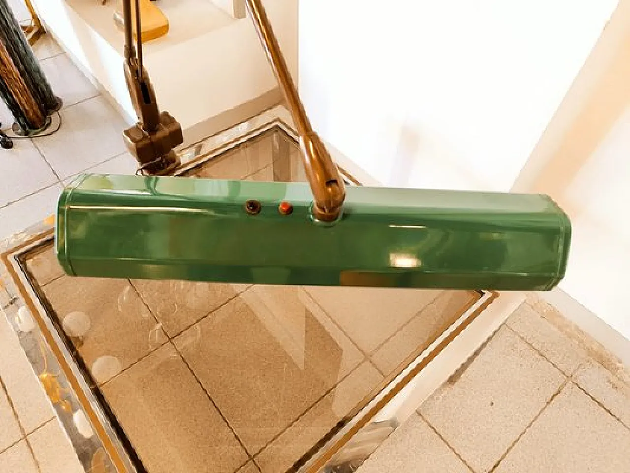 Industrial clamp lamp by Dazor Patent, 1950s 4