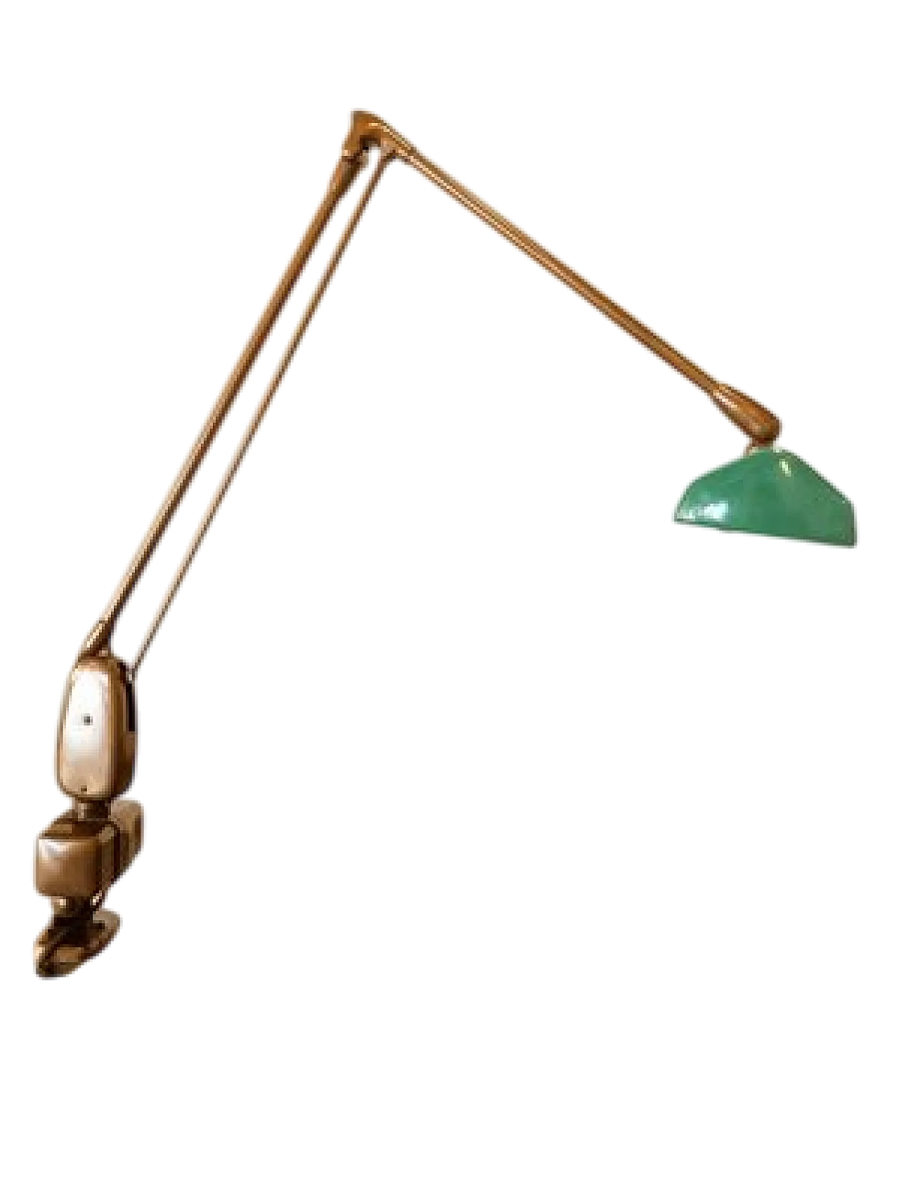 Industrial clamp lamp by Dazor Patent, 1950s 6