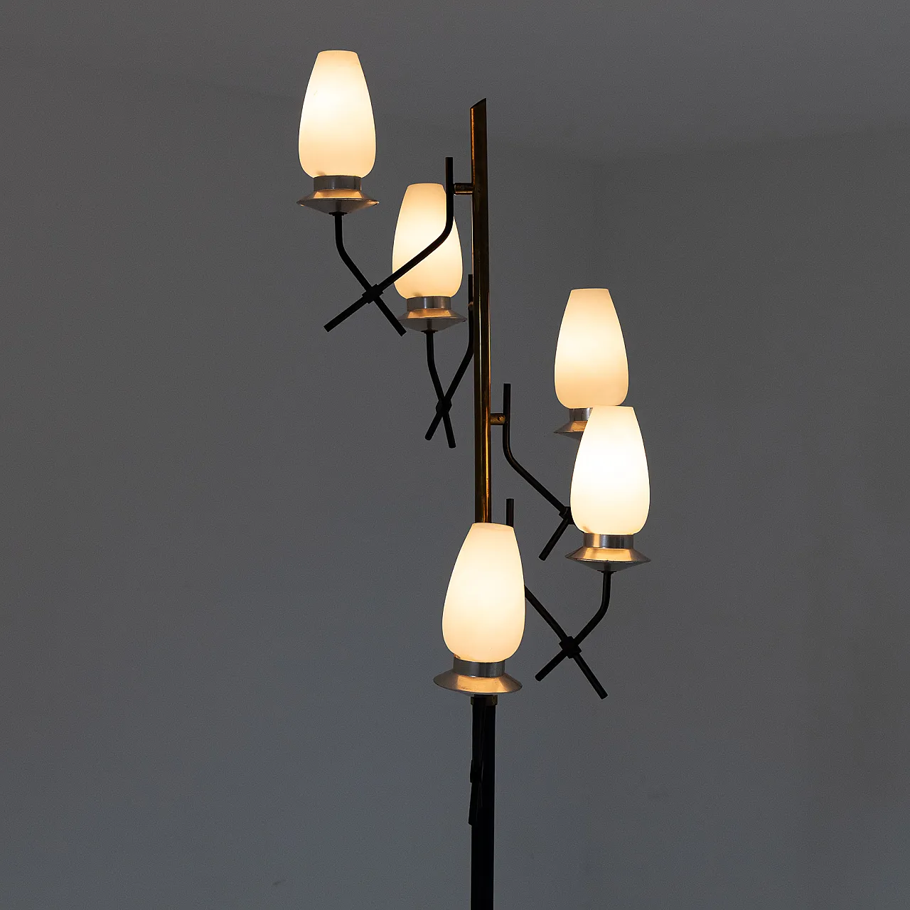 Five-light ground lamp, 1950s 1