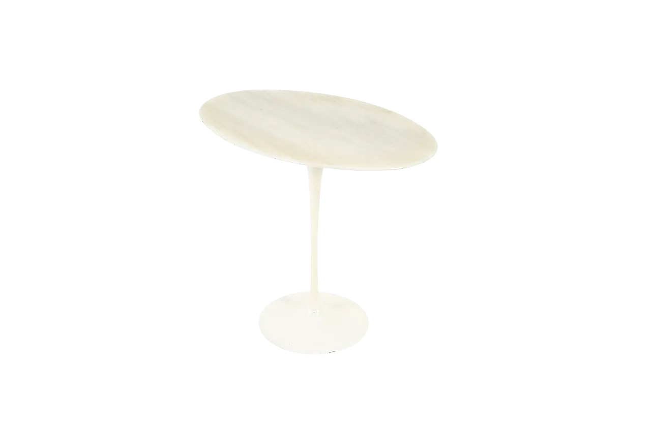Tavolo laterale ovale di Eero Saarinen per Knoll International, anni '60 10