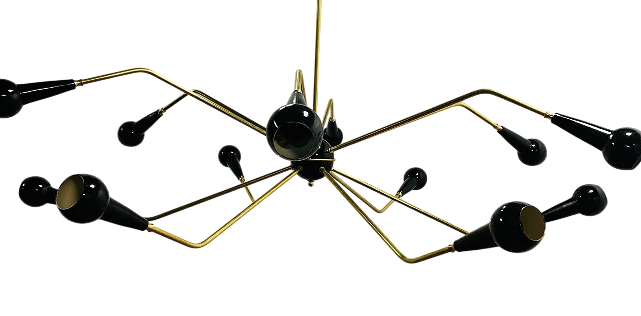 Sputnik chandelier, 70s 8