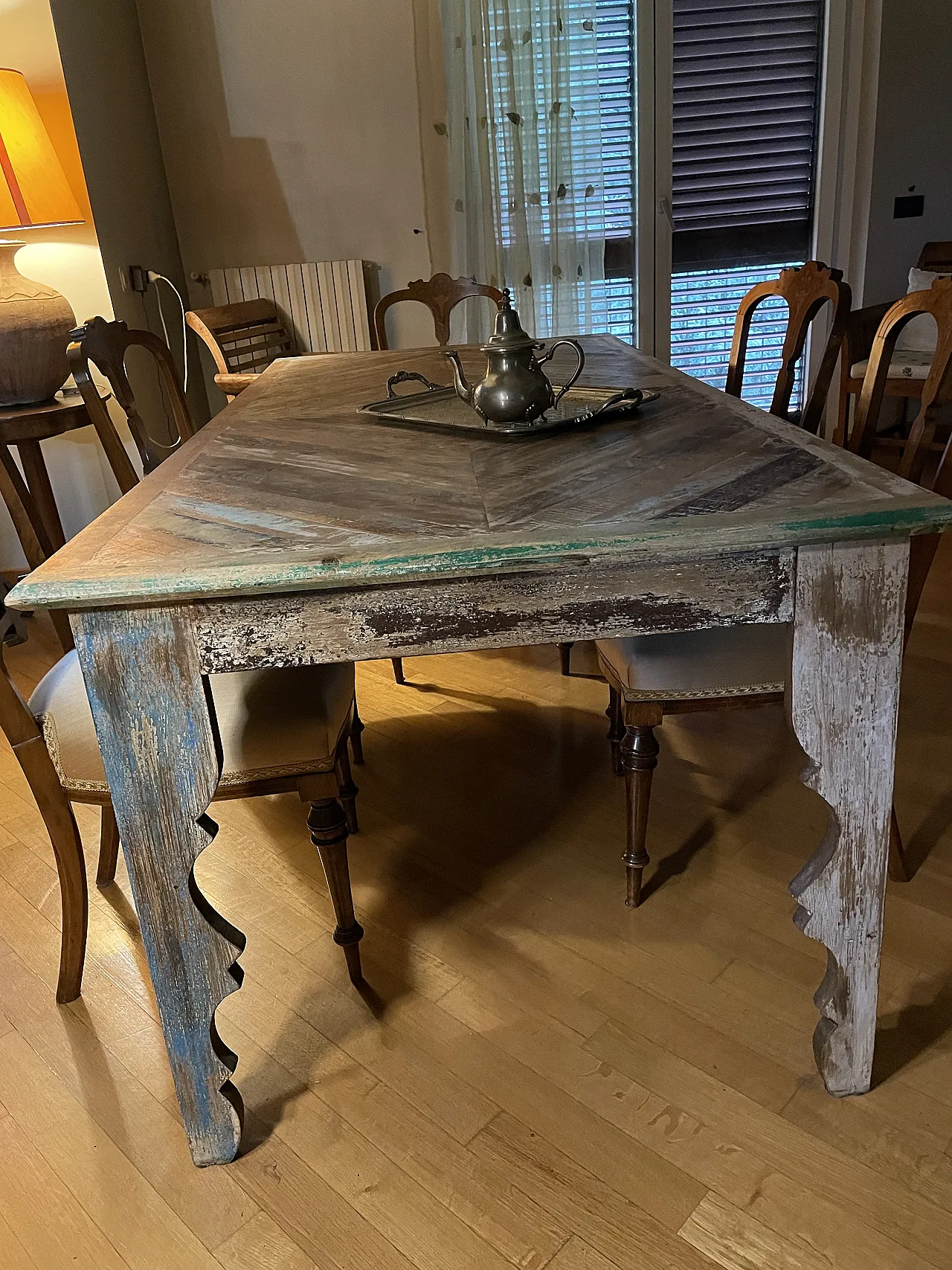 Table painted, 90s 1