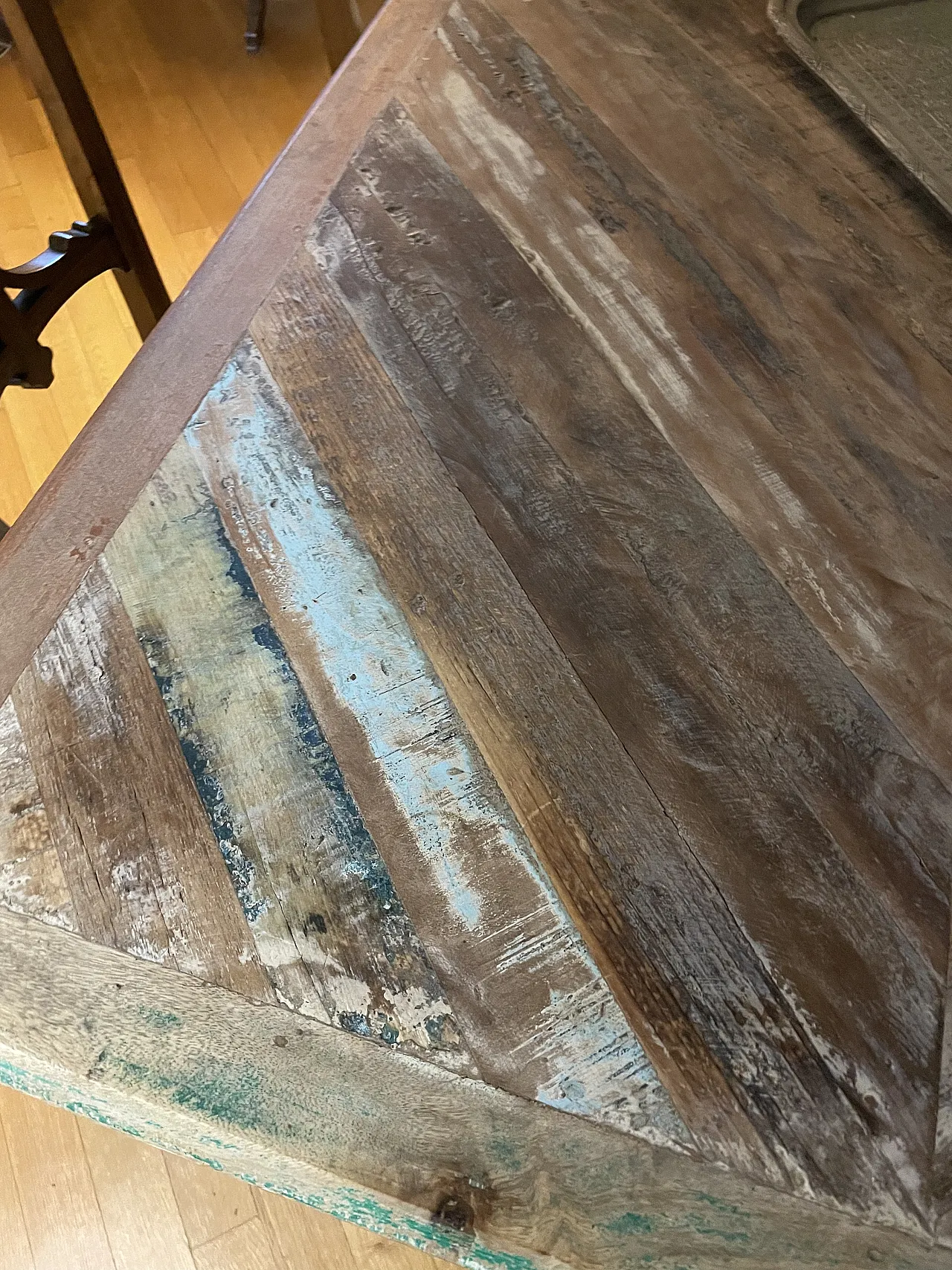 Table painted, 90s 2