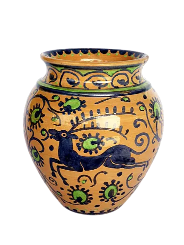Ceramic vase by Cassandrini, 1920s