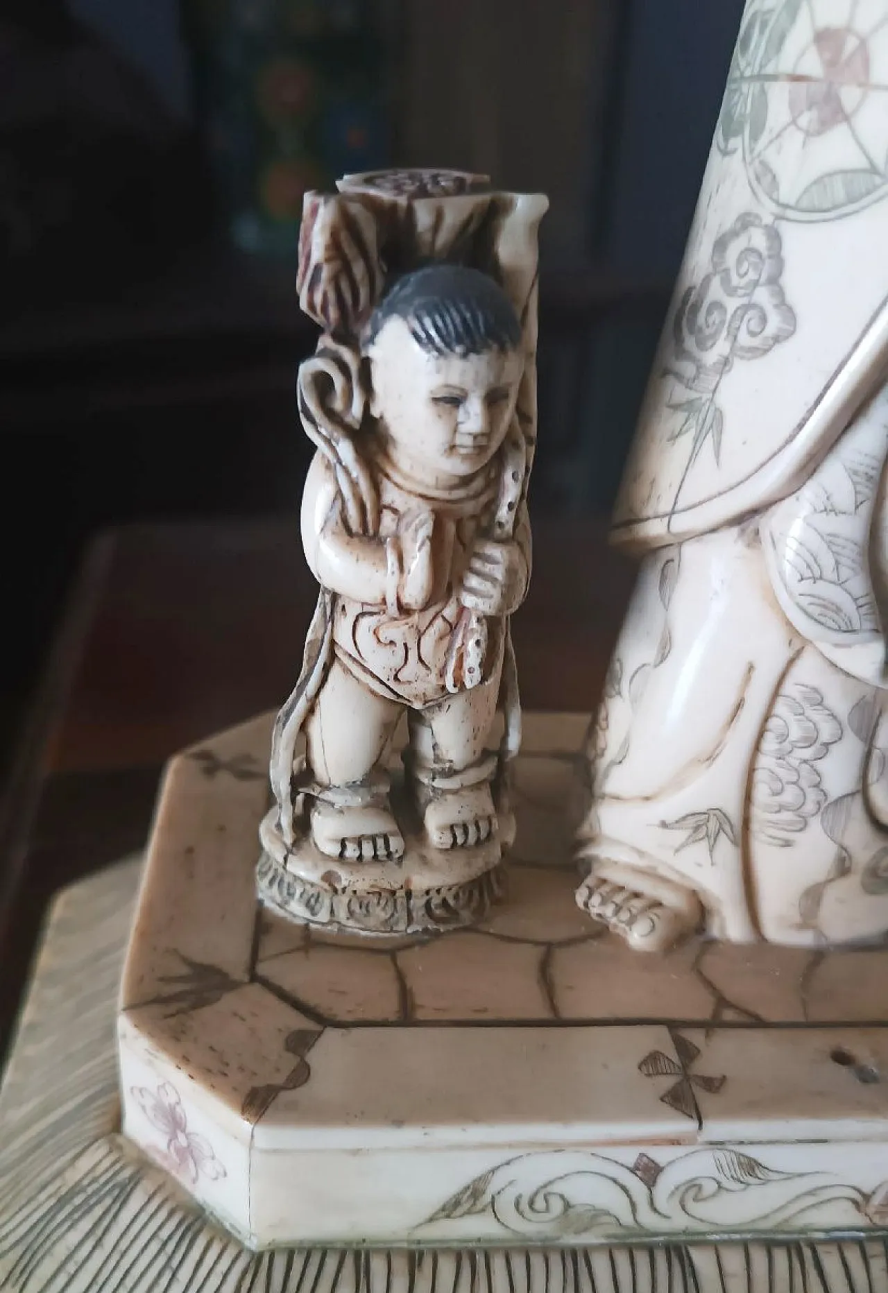 Scultura in osso, arte cinese, primo '900 9