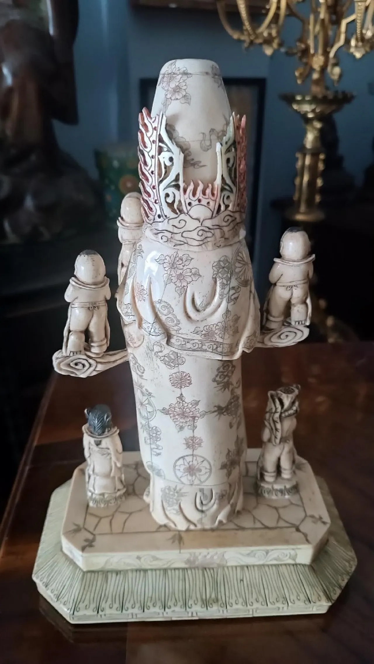 Scultura in osso, arte cinese, primo '900 10