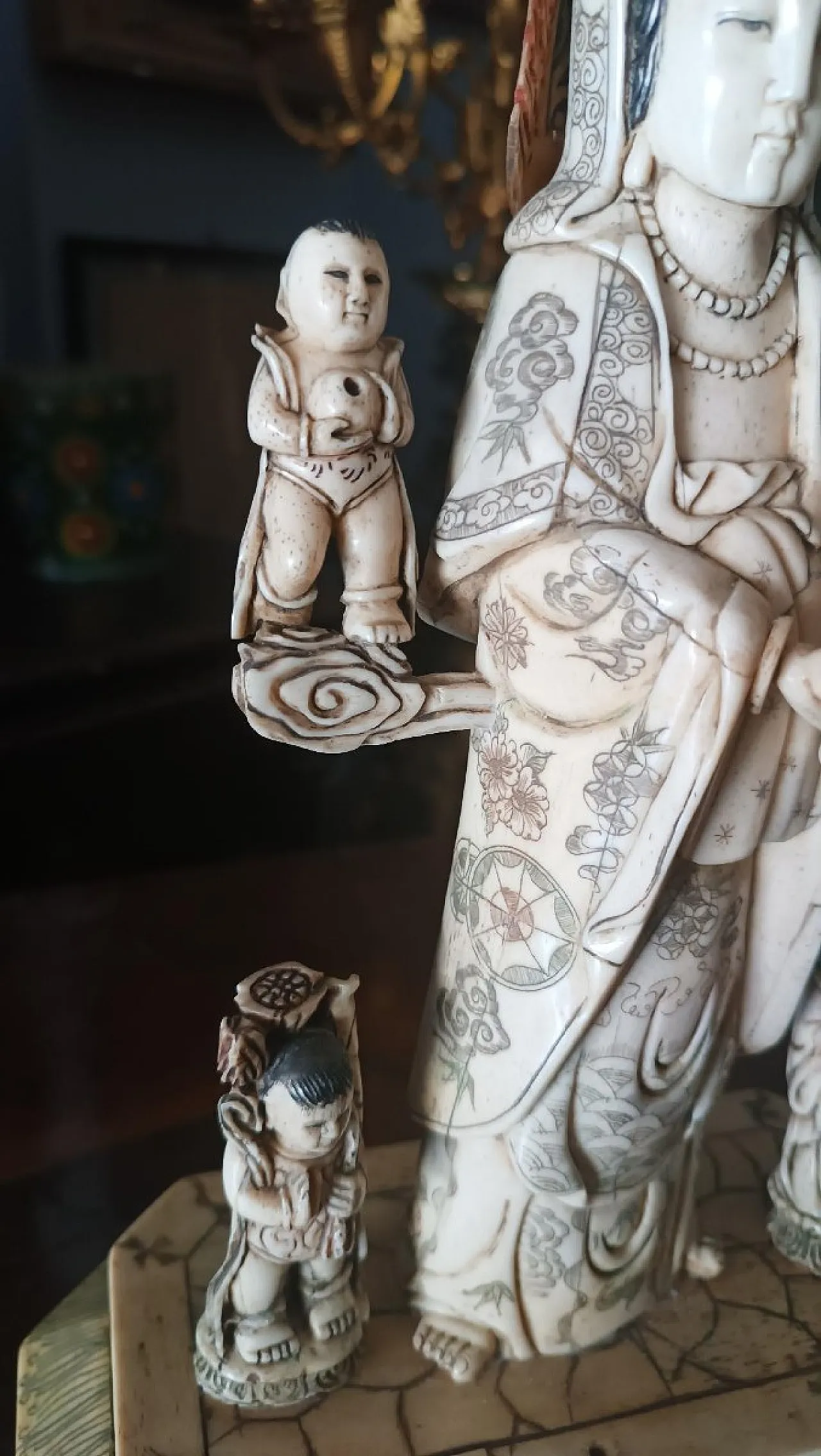 Scultura in osso, arte cinese, primo '900 11