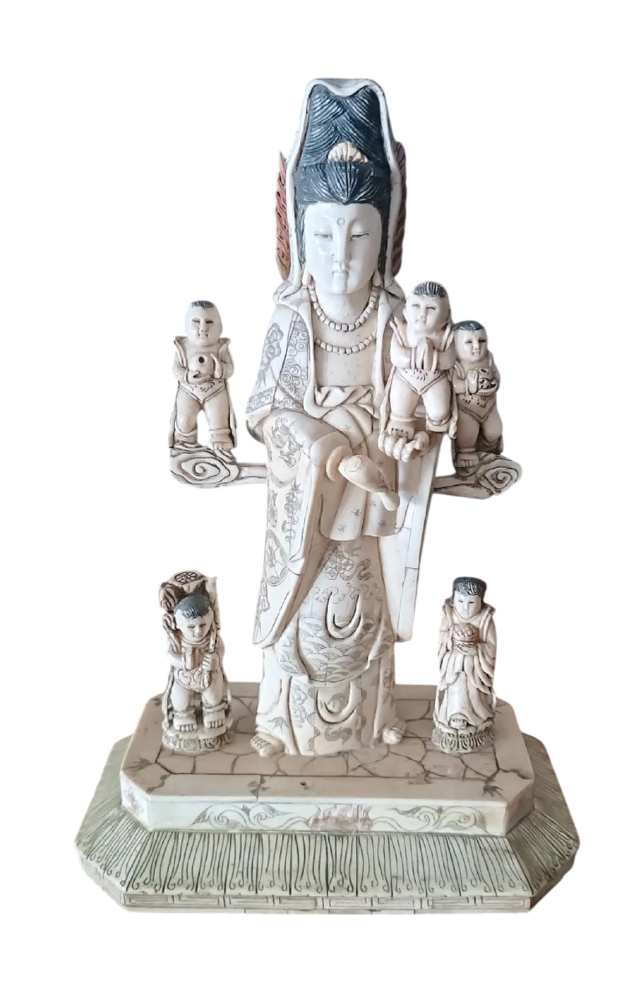 Scultura in osso, arte cinese, primo '900 13