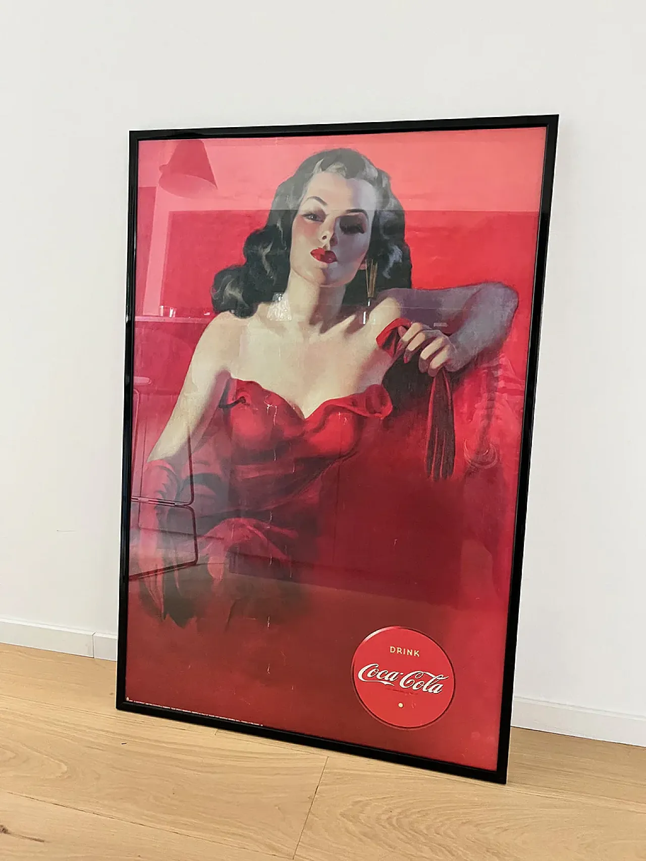 Poster Coca Cola Lady in Rosso, fine '900 5