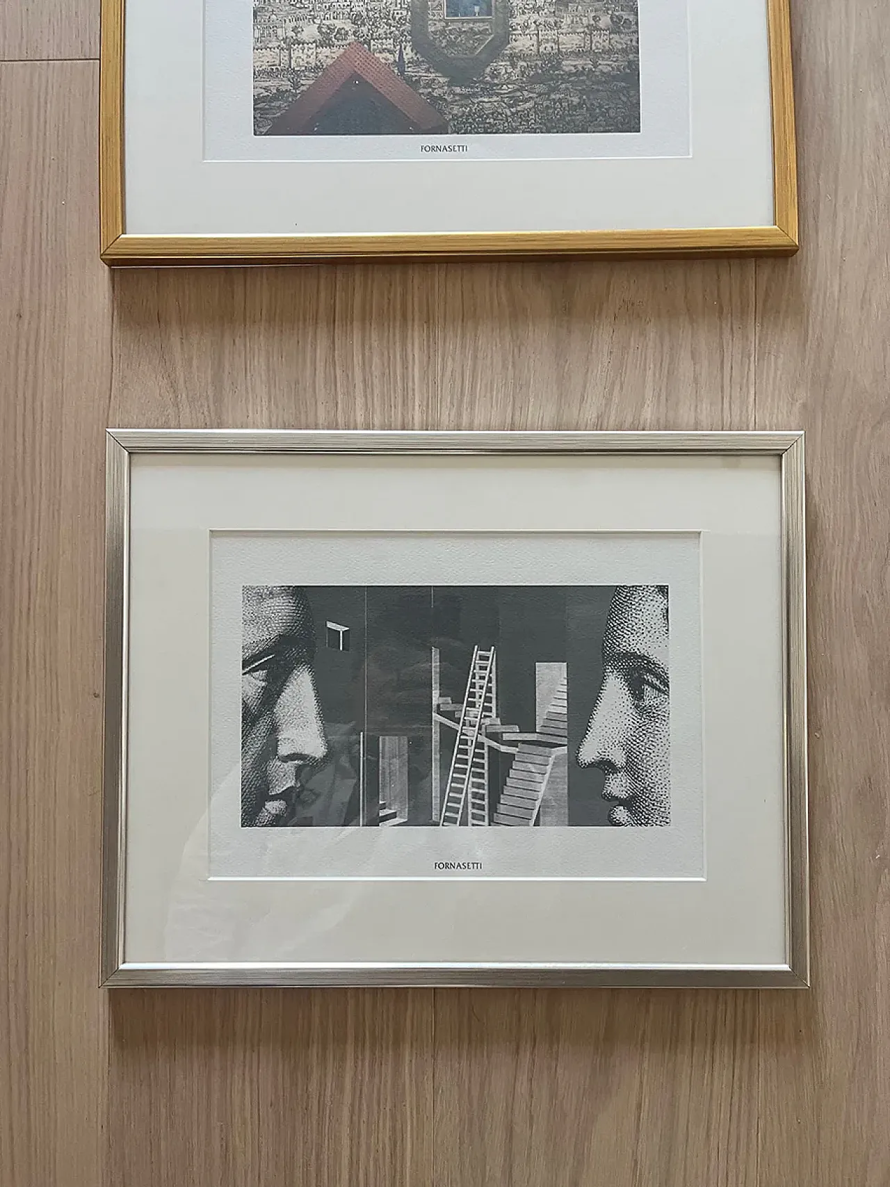 4 Stampe autentiche con cornici di Fornasetti, anni '90 2