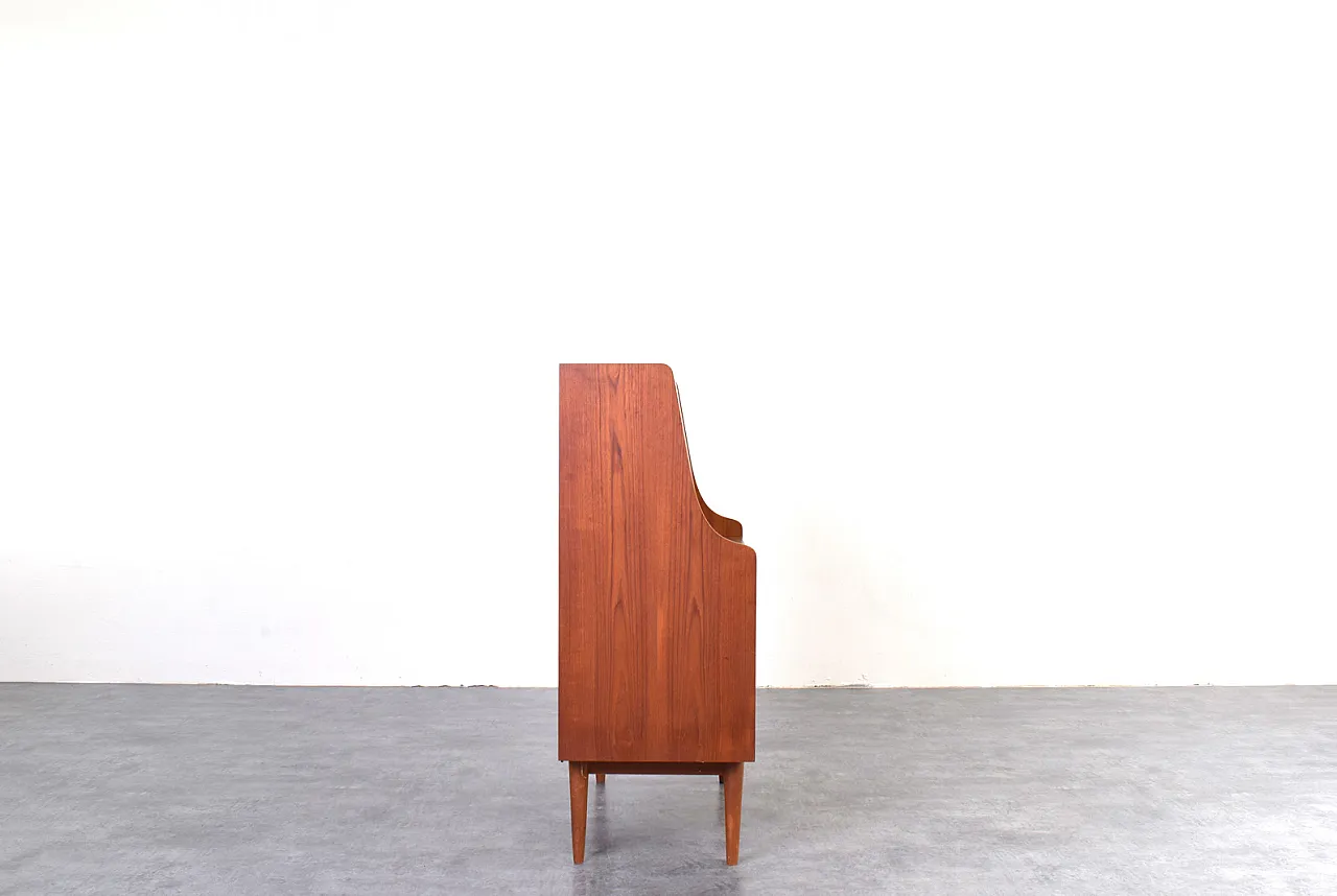 Danish Teak Secretary by Gunnar Nielsen for Tibergaard, 1960s 7