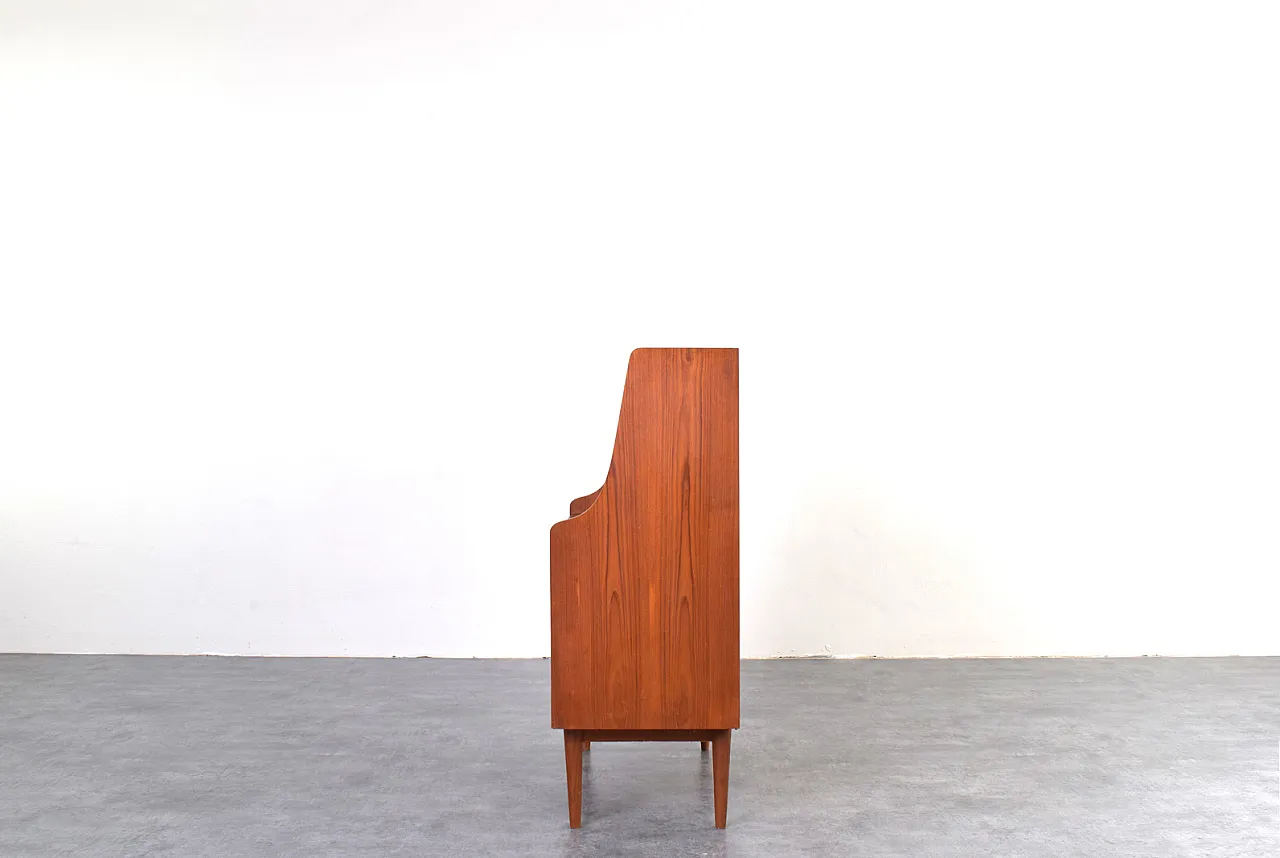 Danish Teak Secretary by Gunnar Nielsen for Tibergaard, 1960s 8