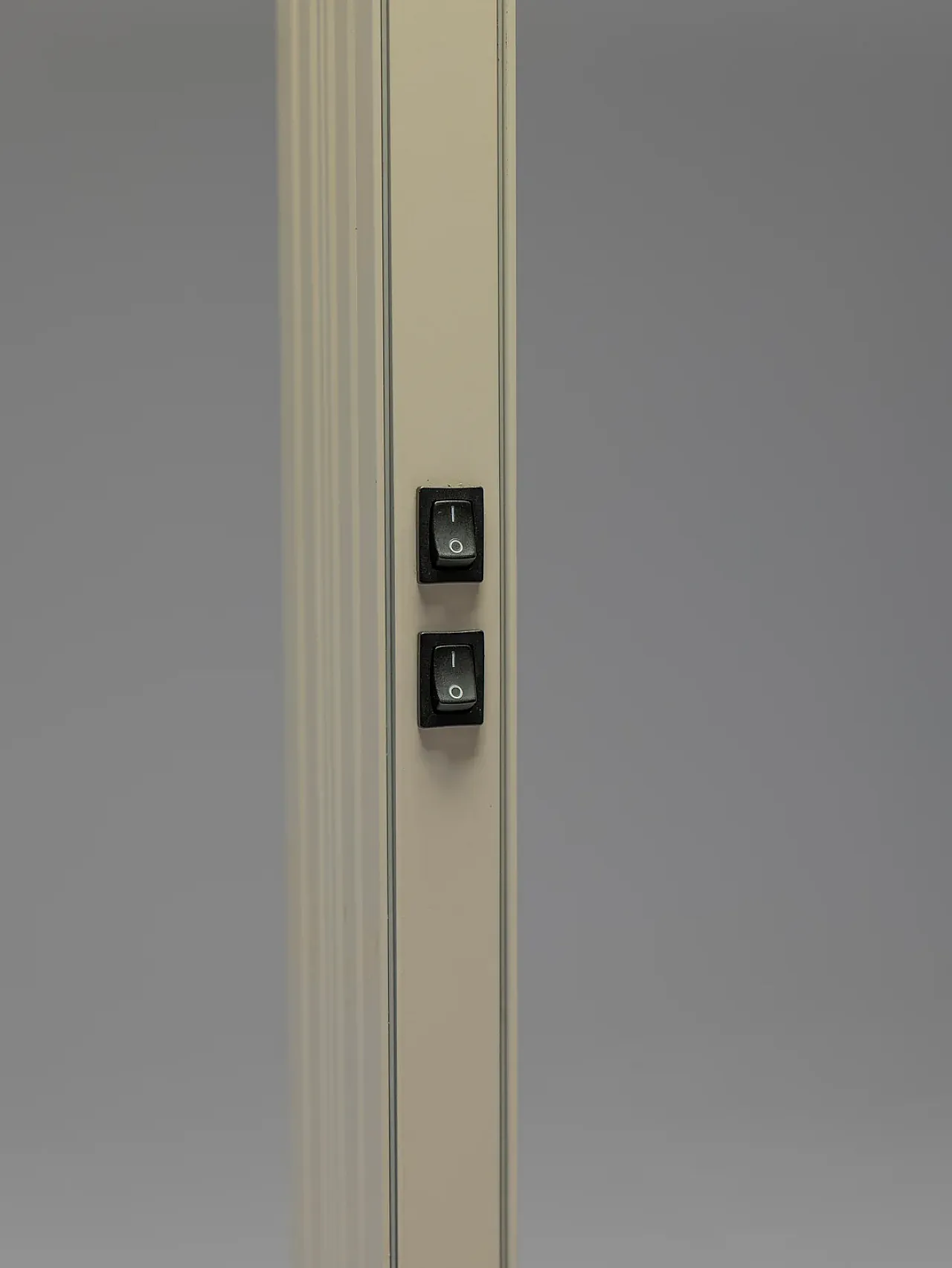 Pair of white Sames floor lamps, 1980s 7