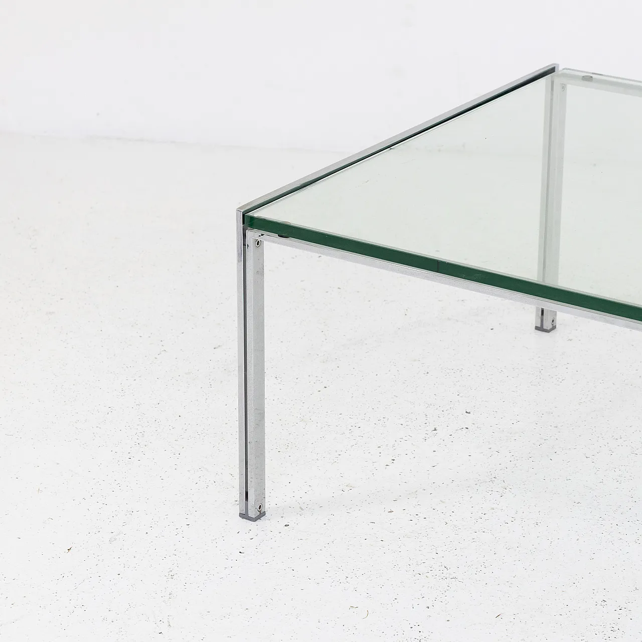 Tavolino quadrato di Ross Littell per ICF De Padova, anni ’70 8