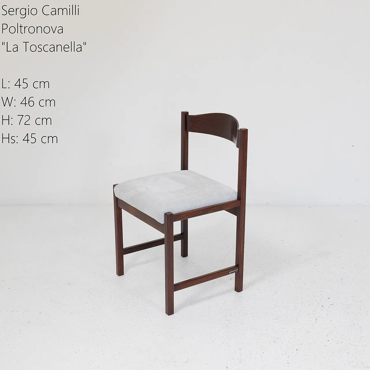 Sergio Camilli's “La Toscanella” chair for Poltronova, 1960s 4