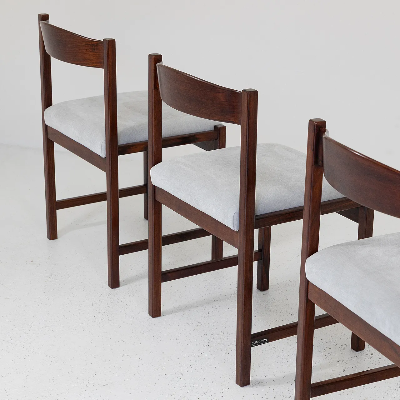 4 sedie La Toscanella di Sergio Camilli per Poltronova, anni '60 6