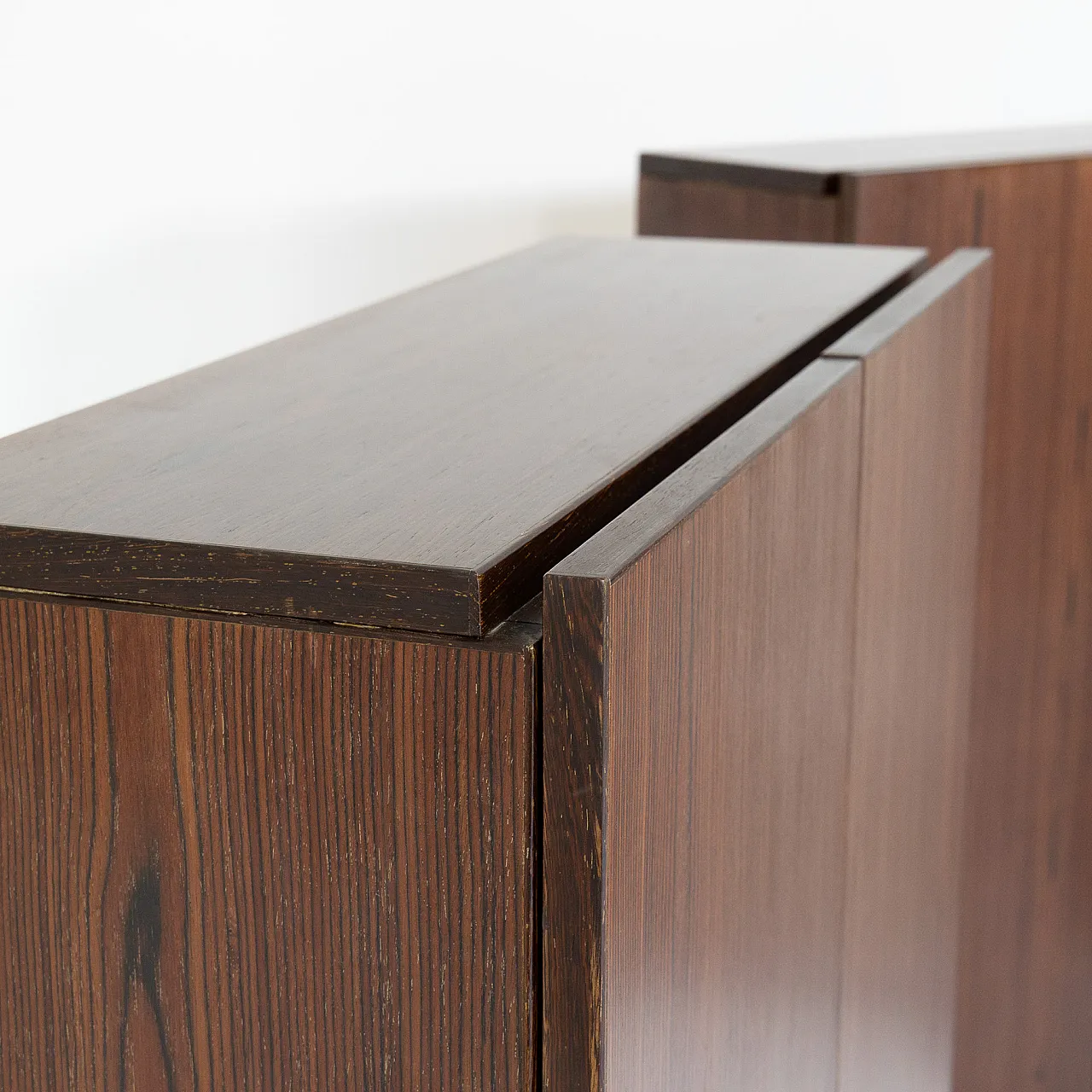 3 Librerie modulari ad ante in legno di palissandro, anni ’70 8