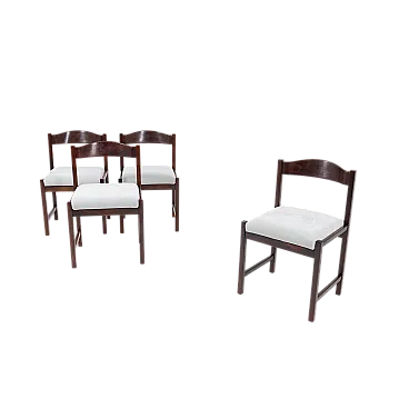 4 Chairs La Toscanella by Sergio Camilli for Poltronova, 1960s