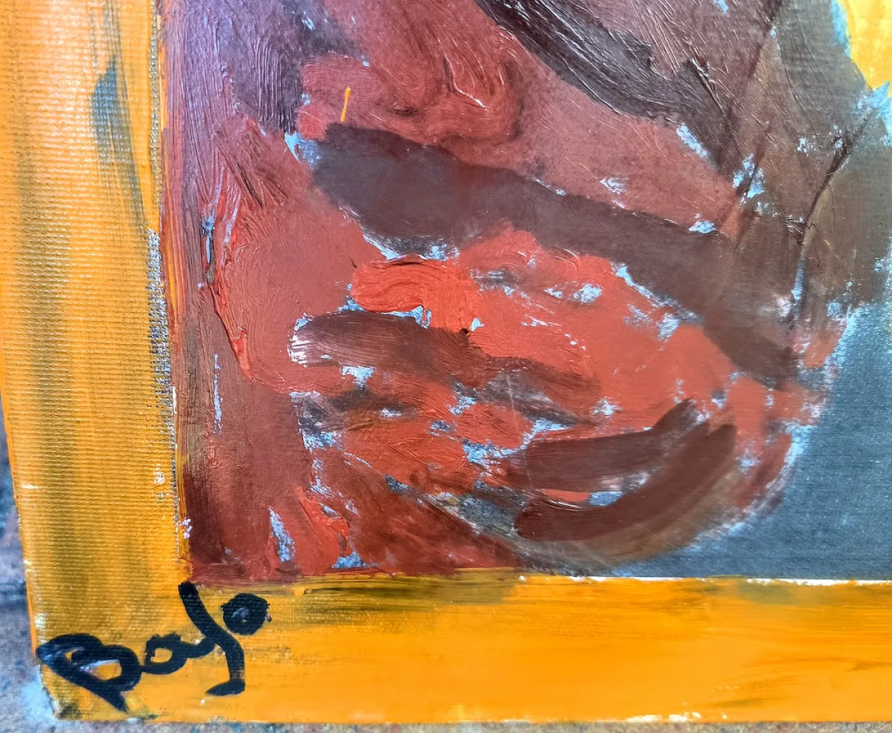 Leopardo e Danzatrice, Acrilico su tela di Barbara Iori (Bajo), 2024 1