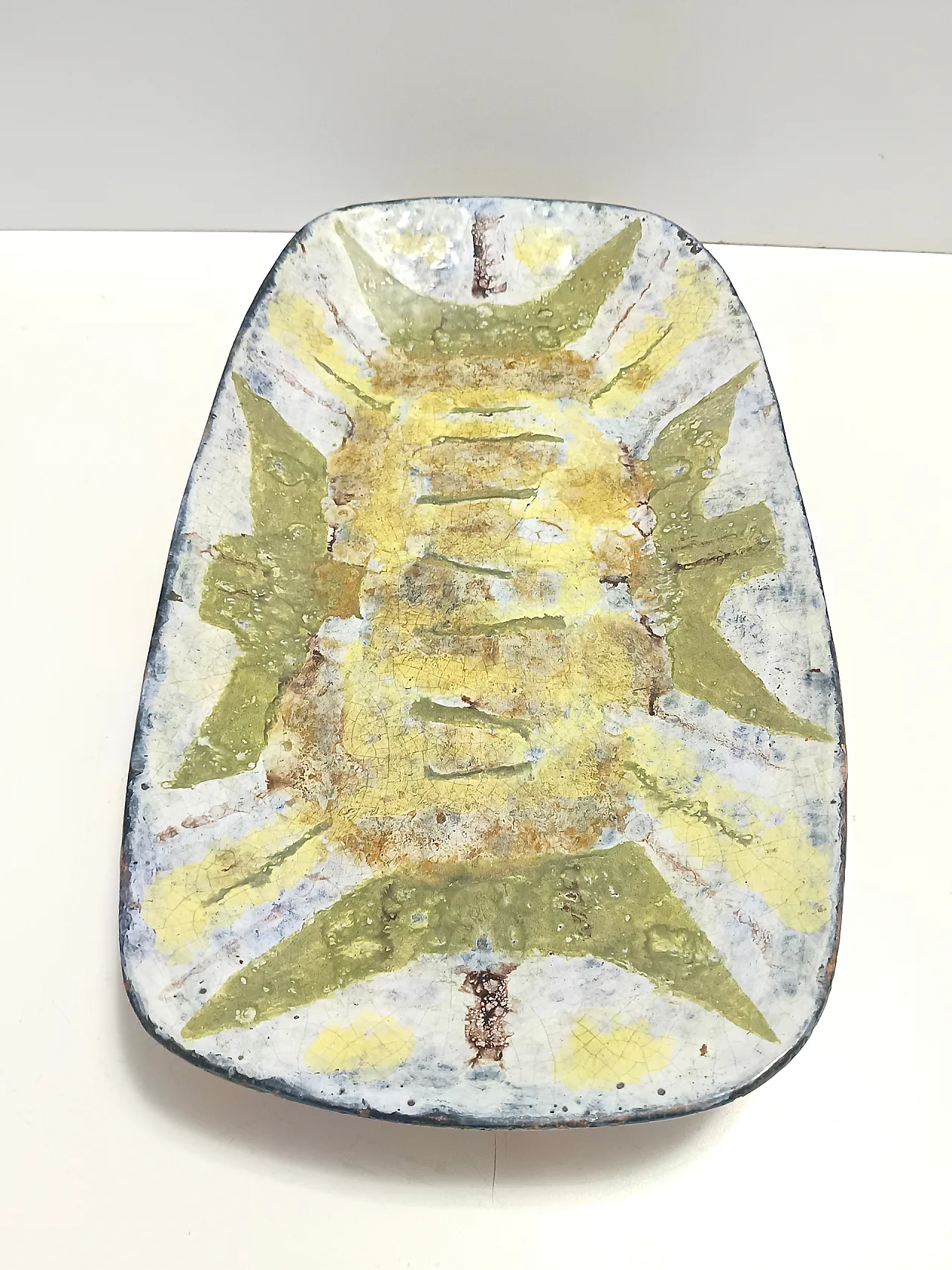 Pannello artistico da parete in terracotta fatto a mano, anni '50 8