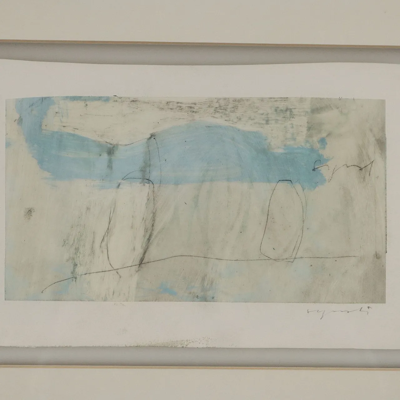 Pittura contemporanea di Luca Caccioni, tecnica mista, anni '90 3