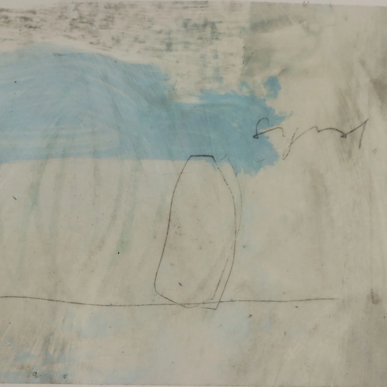 Pittura contemporanea di Luca Caccioni, tecnica mista, anni '90 4