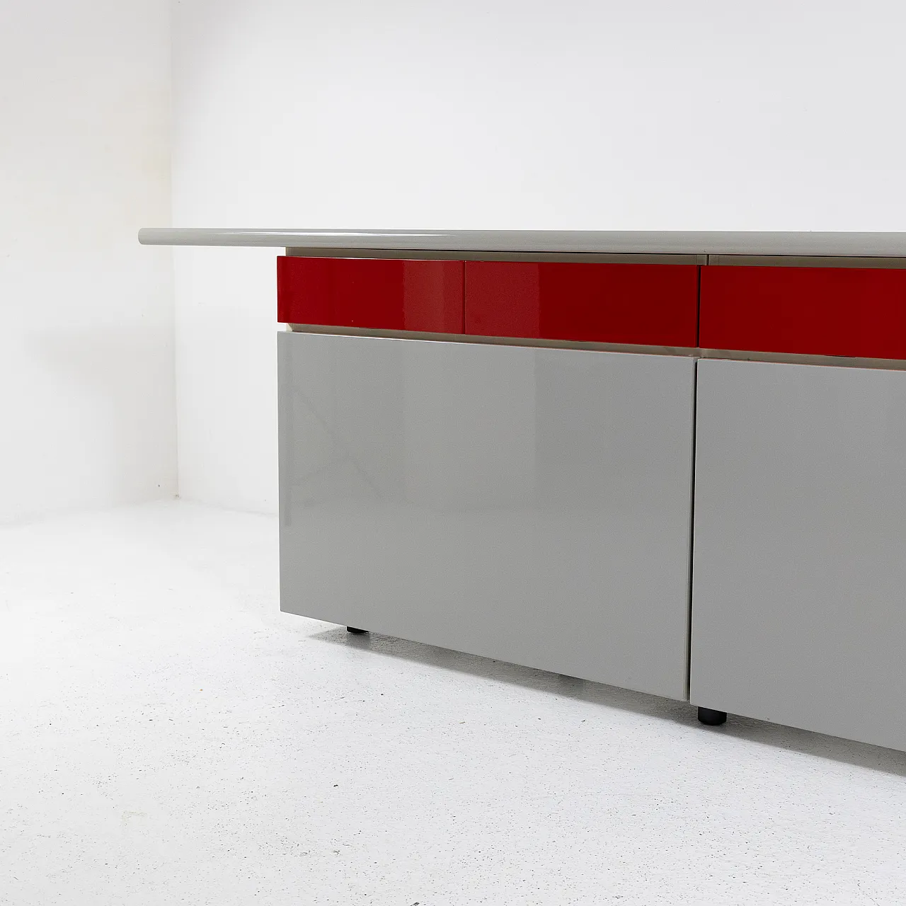 Credenza Sheraton di L. Acerbis & G. Stoppino per Acerbis, anni '80 3