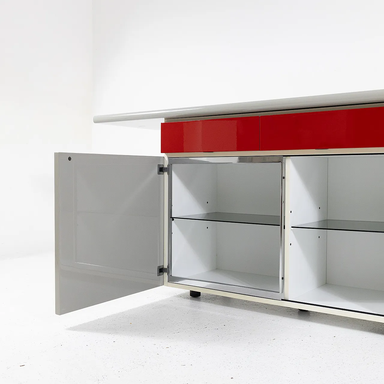Credenza Sheraton di L. Acerbis & G. Stoppino per Acerbis, anni '80 6