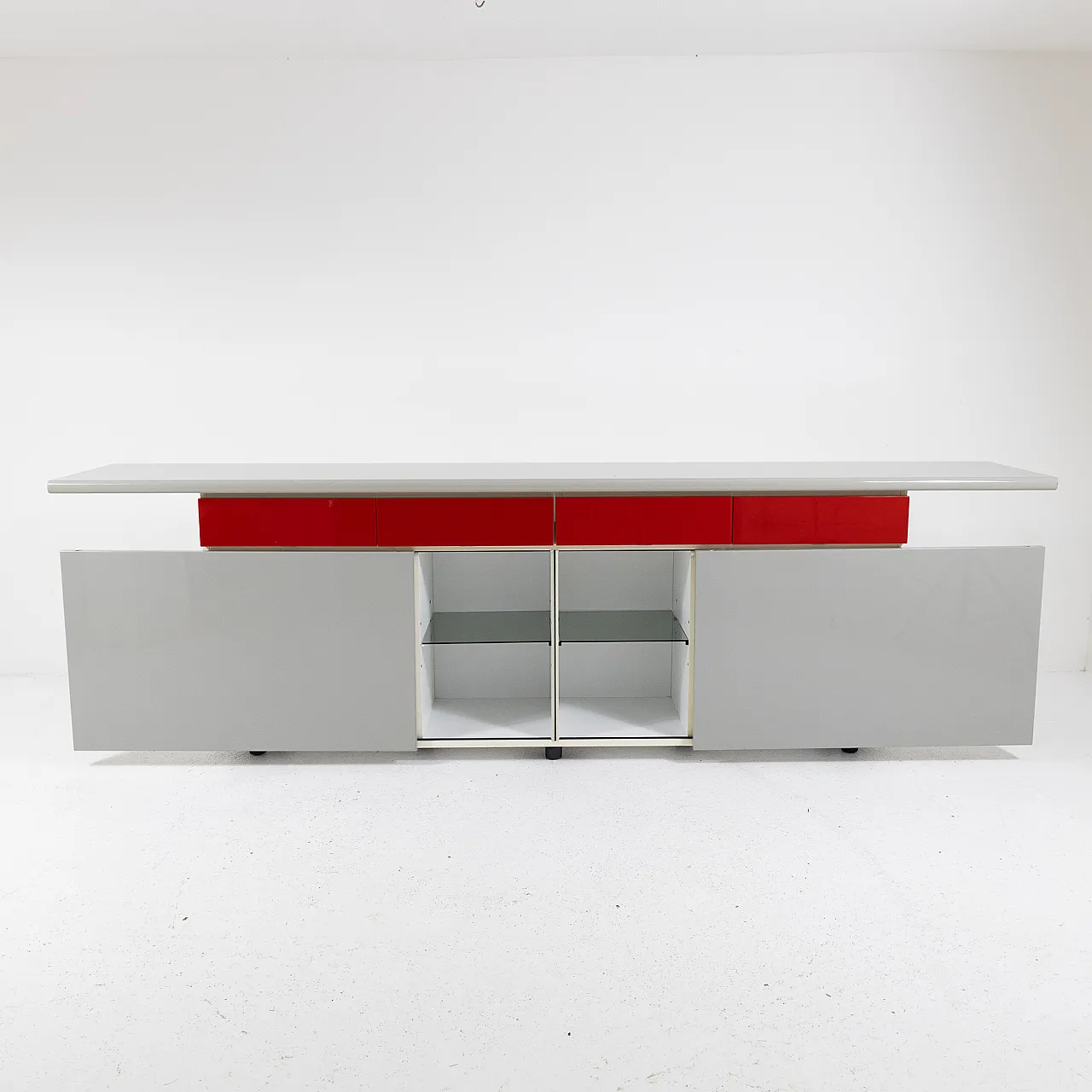 Credenza Sheraton di L. Acerbis & G. Stoppino per Acerbis, anni '80 8