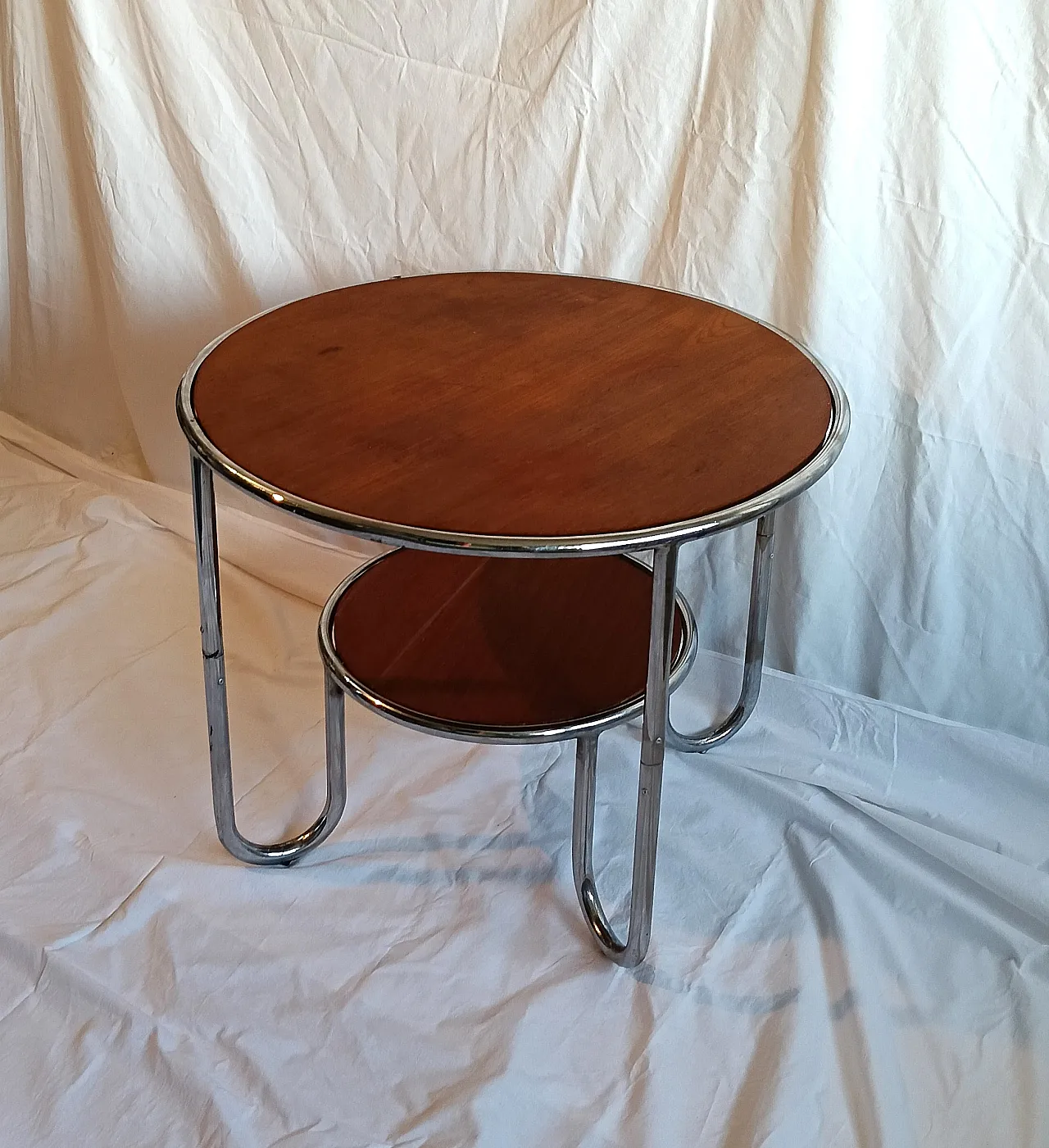 Tavolino di servizio, stile Bauhaus, anni '70 1