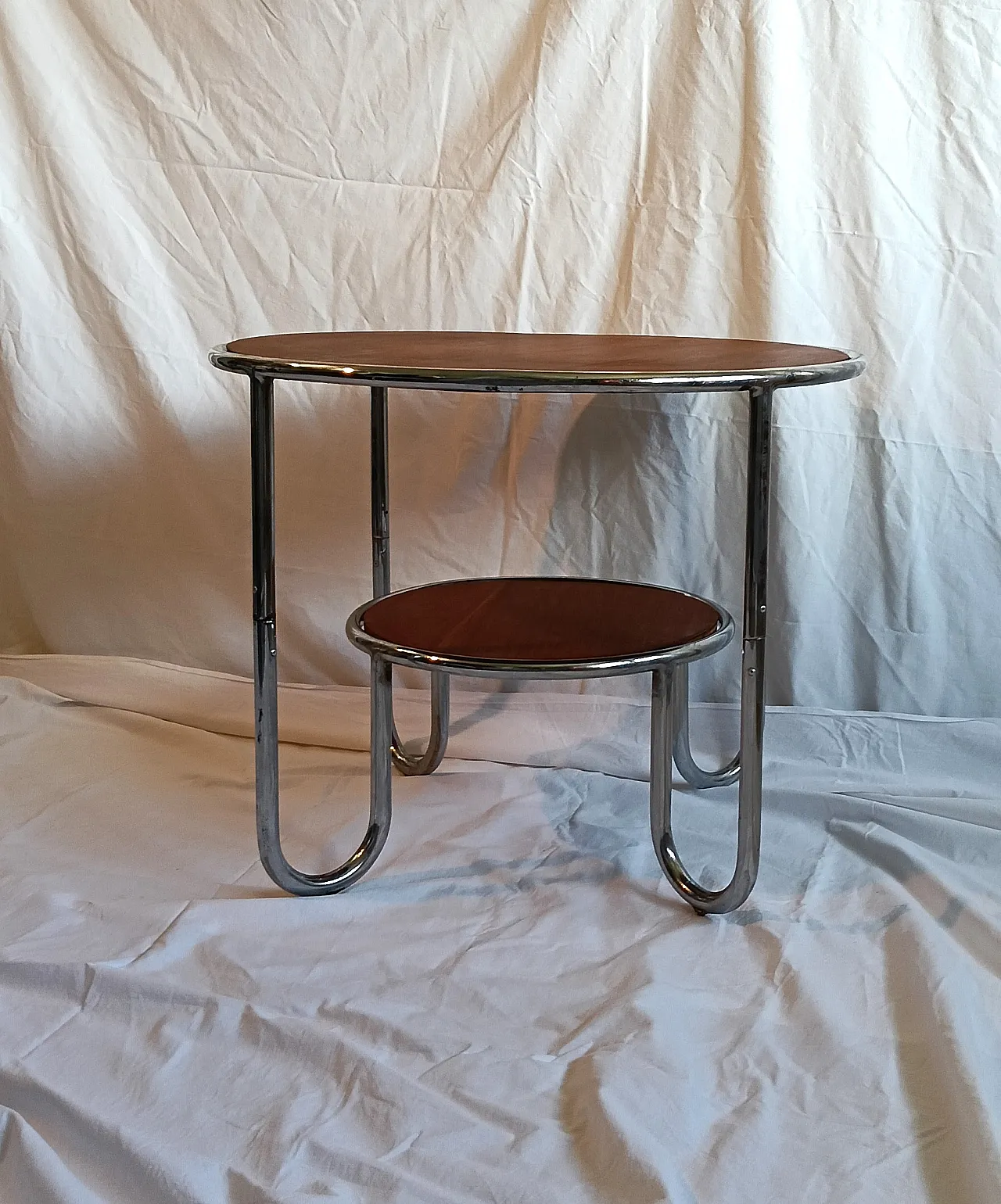 Tavolino di servizio, stile Bauhaus, anni '70 4