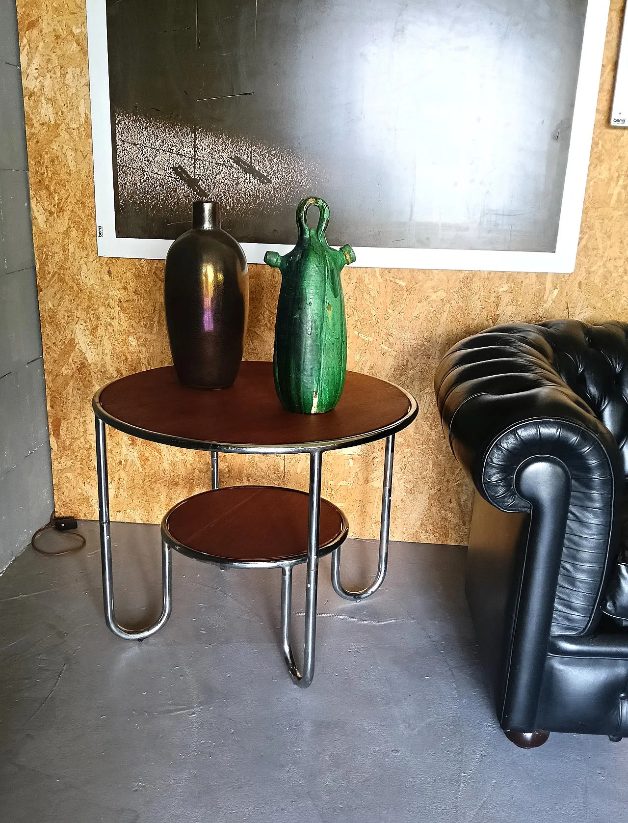 Tavolino di servizio, stile Bauhaus, anni '70 6