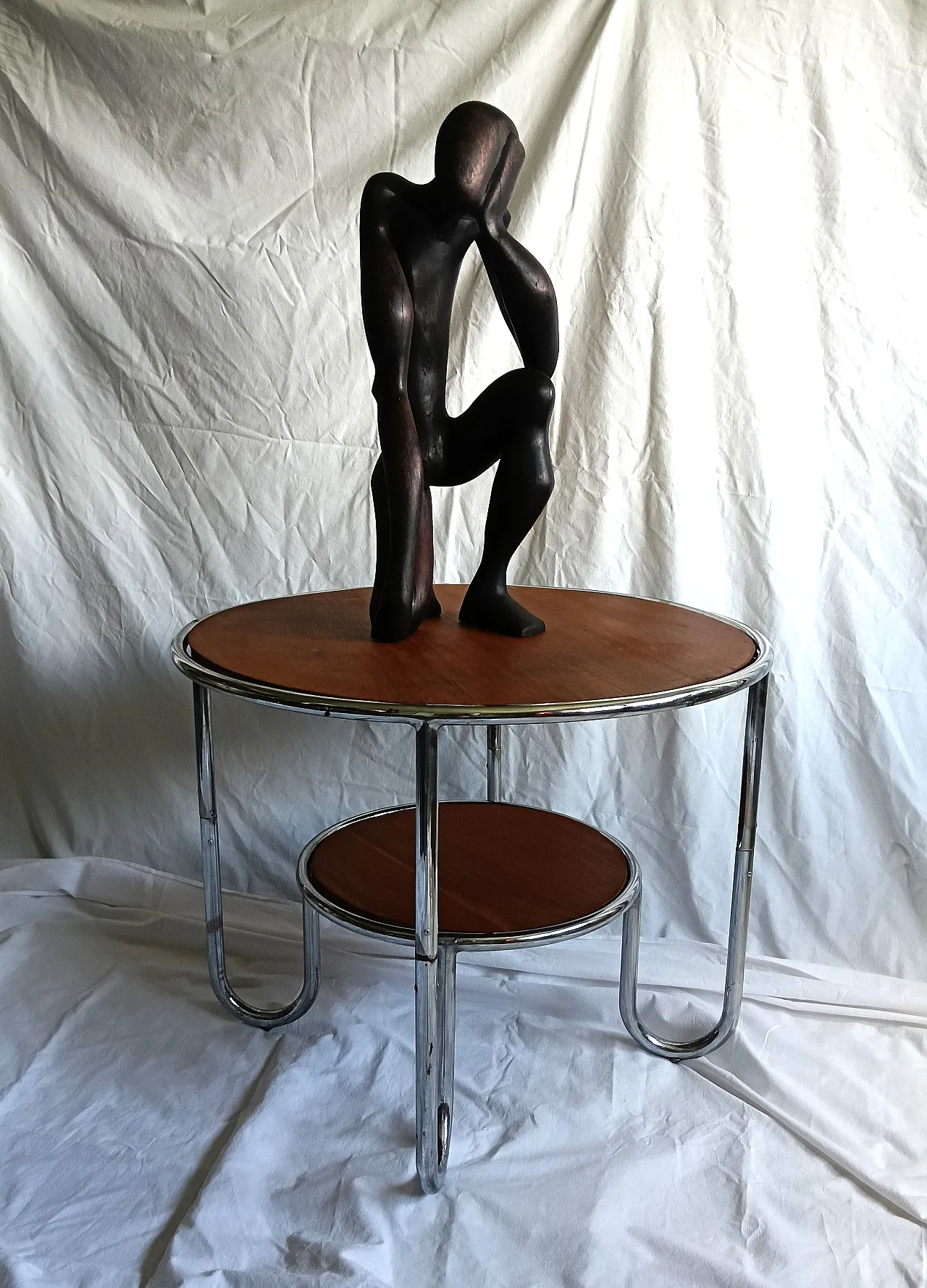 Tavolino di servizio, stile Bauhaus, anni '70 14