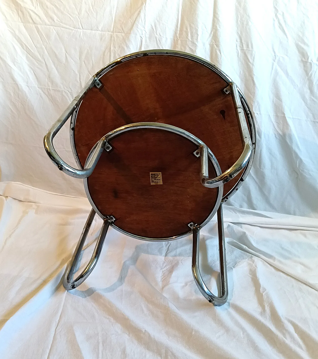 Tavolino di servizio, stile Bauhaus, anni '70 16