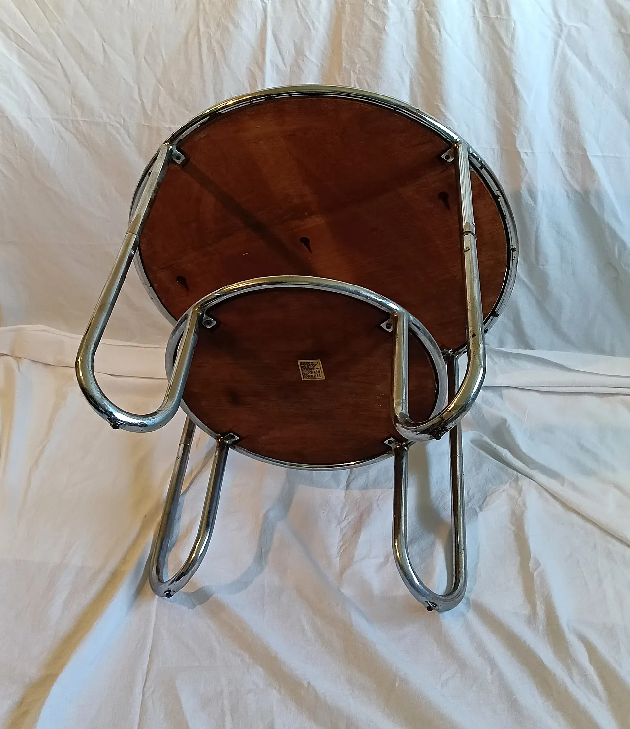 Tavolino di servizio, stile Bauhaus, anni '70 17