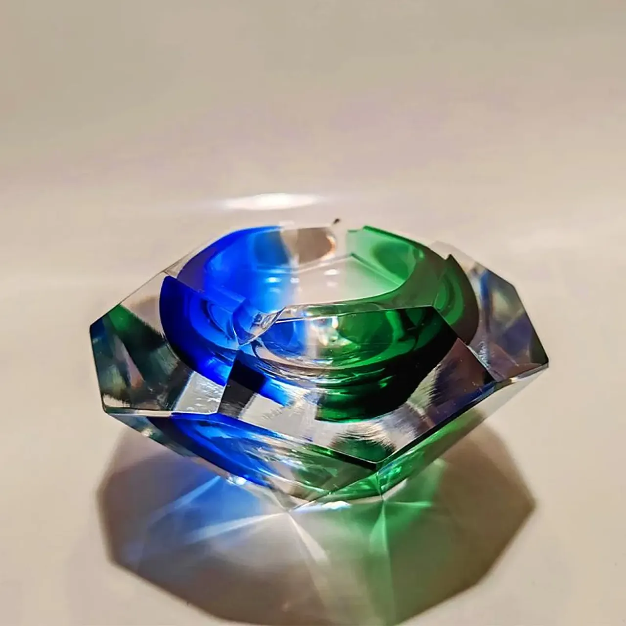 Posacenere in vetro di Murano di Flavio Poli per Seguso, anni '60 3