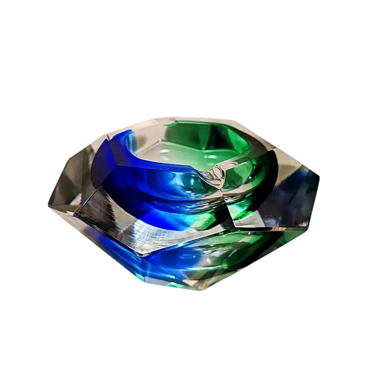 Posacenere in vetro di Murano di Flavio Poli per Seguso, anni '60 11