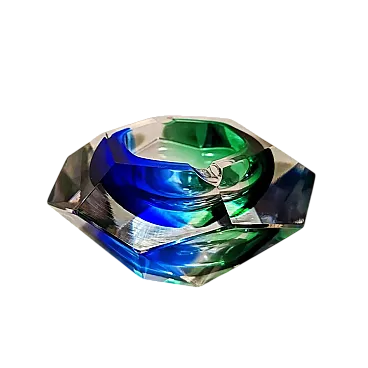 Ashtray in Murano glass by Flavio Poli for Seguso, 1960s