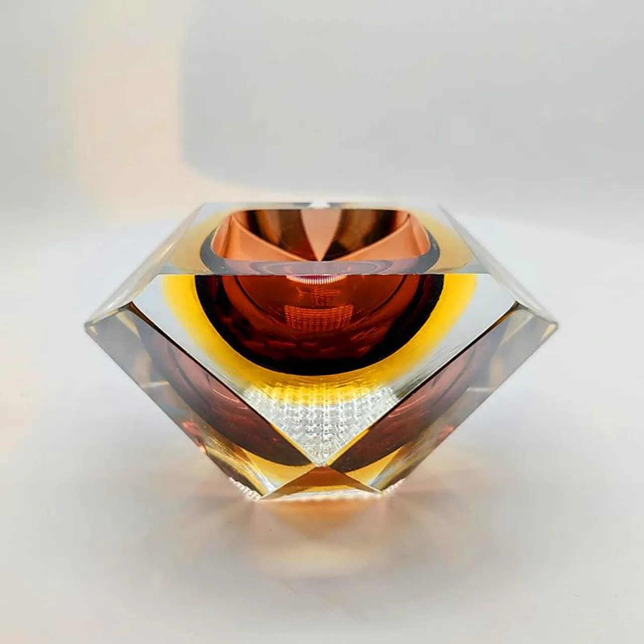 Posacenere in vetro di Murano di Flavio Poli per Seguso, anni '60 2