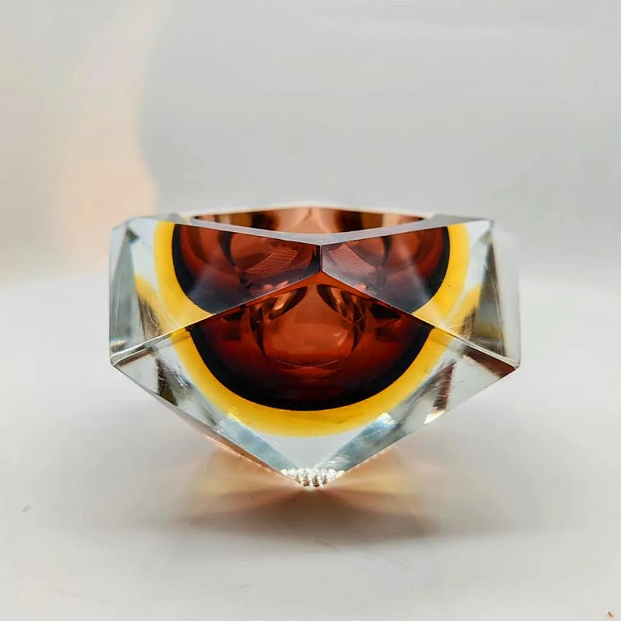 Posacenere in vetro di Murano di Flavio Poli per Seguso, anni '60 3