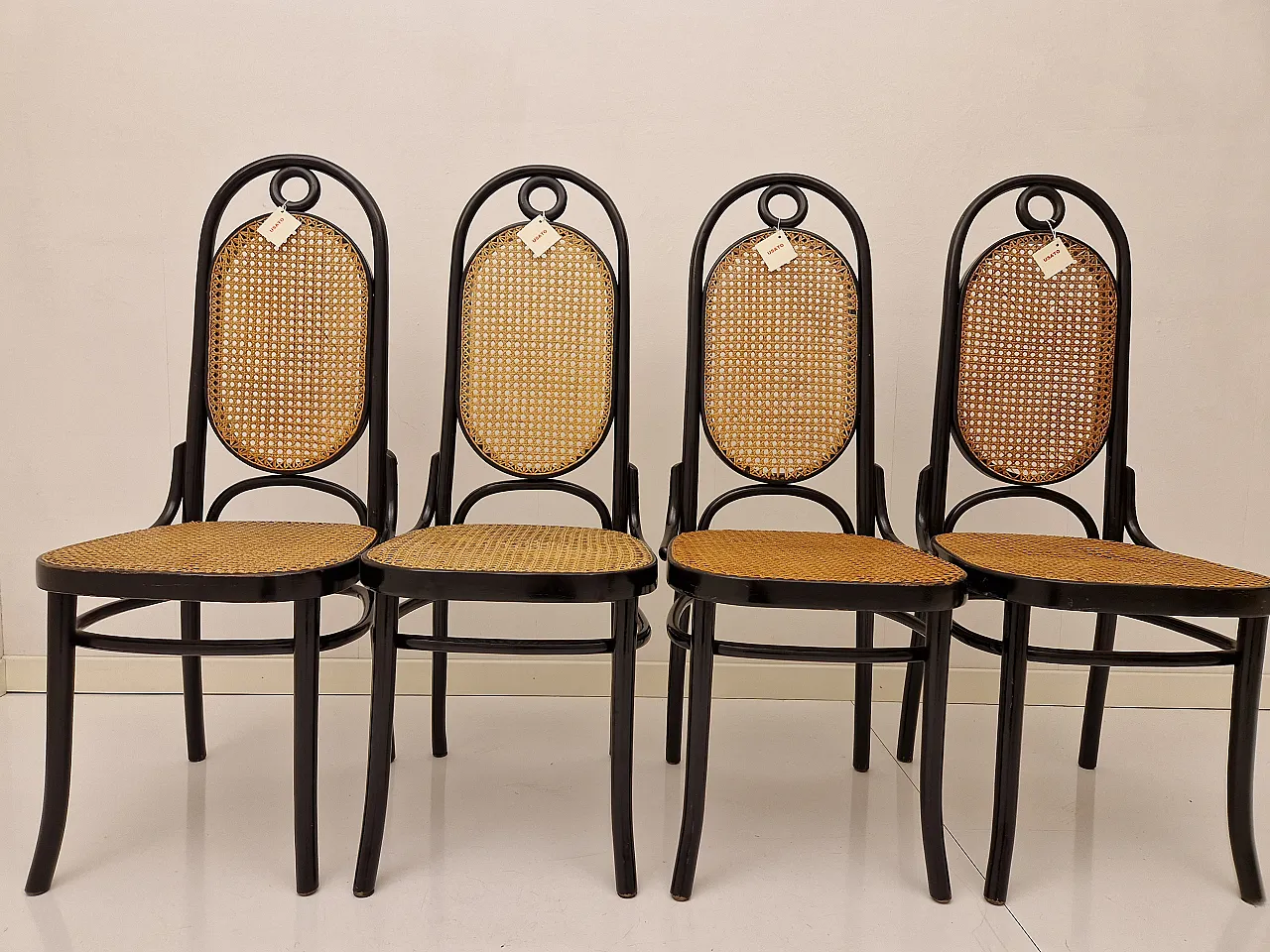 4 sedia stile viennese, '900 1