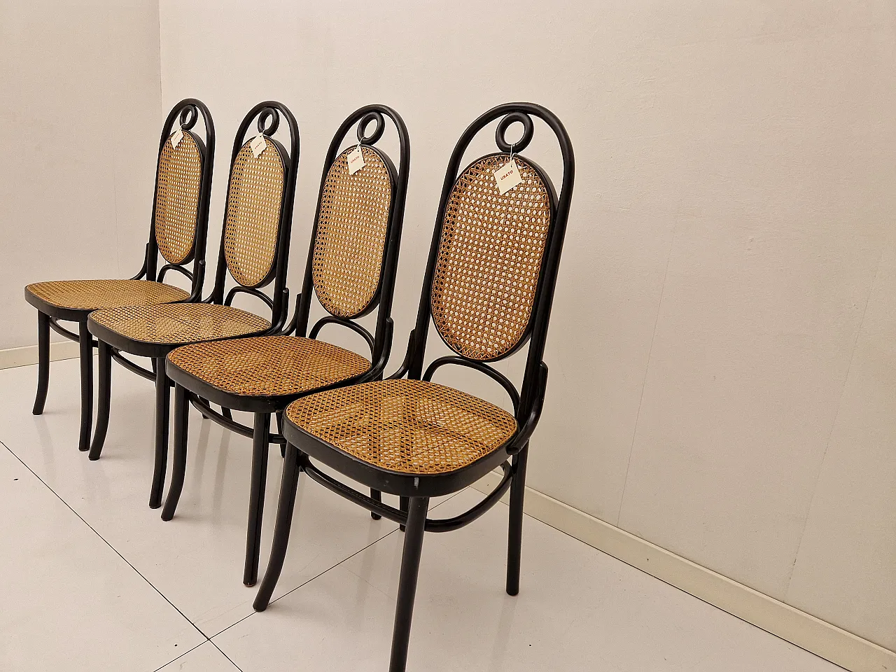 4 sedia stile viennese, '900 2