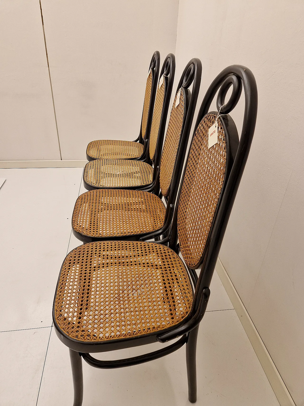 4 sedia stile viennese, '900 3