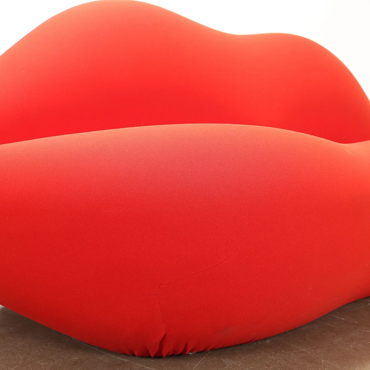 Bocca sofa in red fabric by Studio 65 for Gufram, 1970s 6