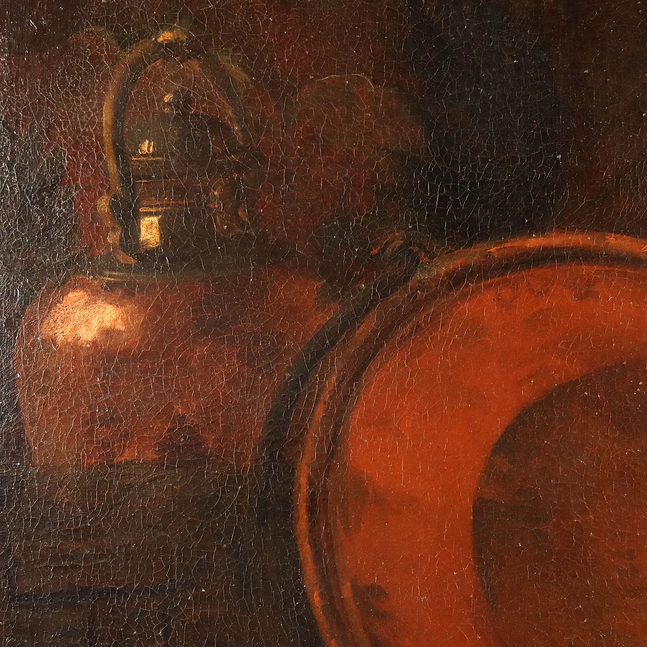 Natura morta con pesci e verdure, Cerchia di Felice Boselli,  olio su tela, '700 4